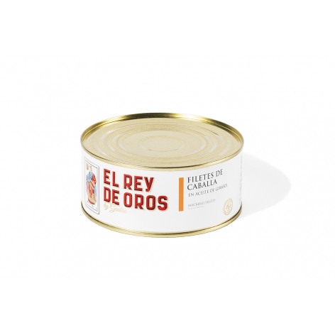 Filetes de caballa en aceite de girasol | El rey de oros