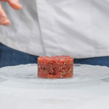 Premium Hand-Cut Bluefin Tuna Tartar Cubes for Sushi 🍣