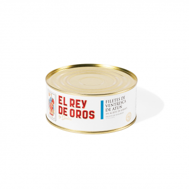 Filetes de ventresca de atún en aceite de girasol  | El Rey de Oros